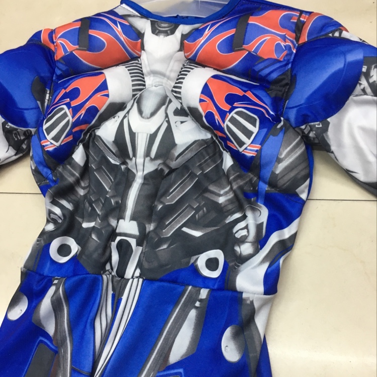 高档肌肉服复仇者联盟英雄充绵肌肉服擎天柱变形金刚细节图
