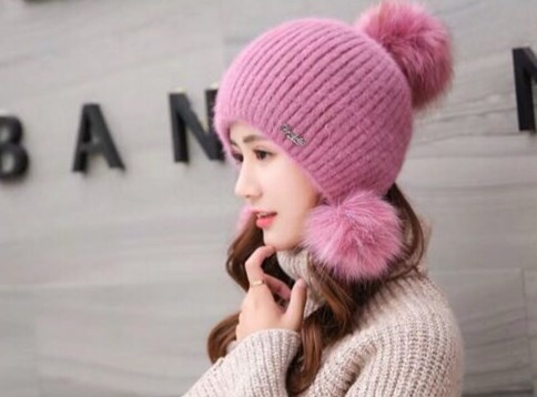 Wool cap knitted cap thumbnail