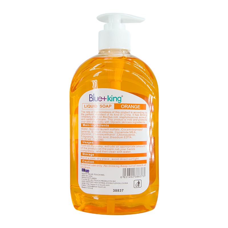 Hand sanitizer (Orange flavor details Picture
