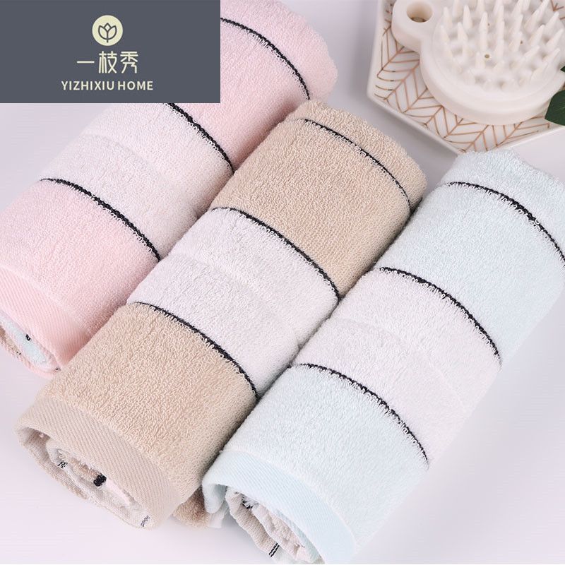 Yiwu quality product Yizhixiu towel: Pure cotton absorbent, simple and thick, factory direct sales 401 detail image 2