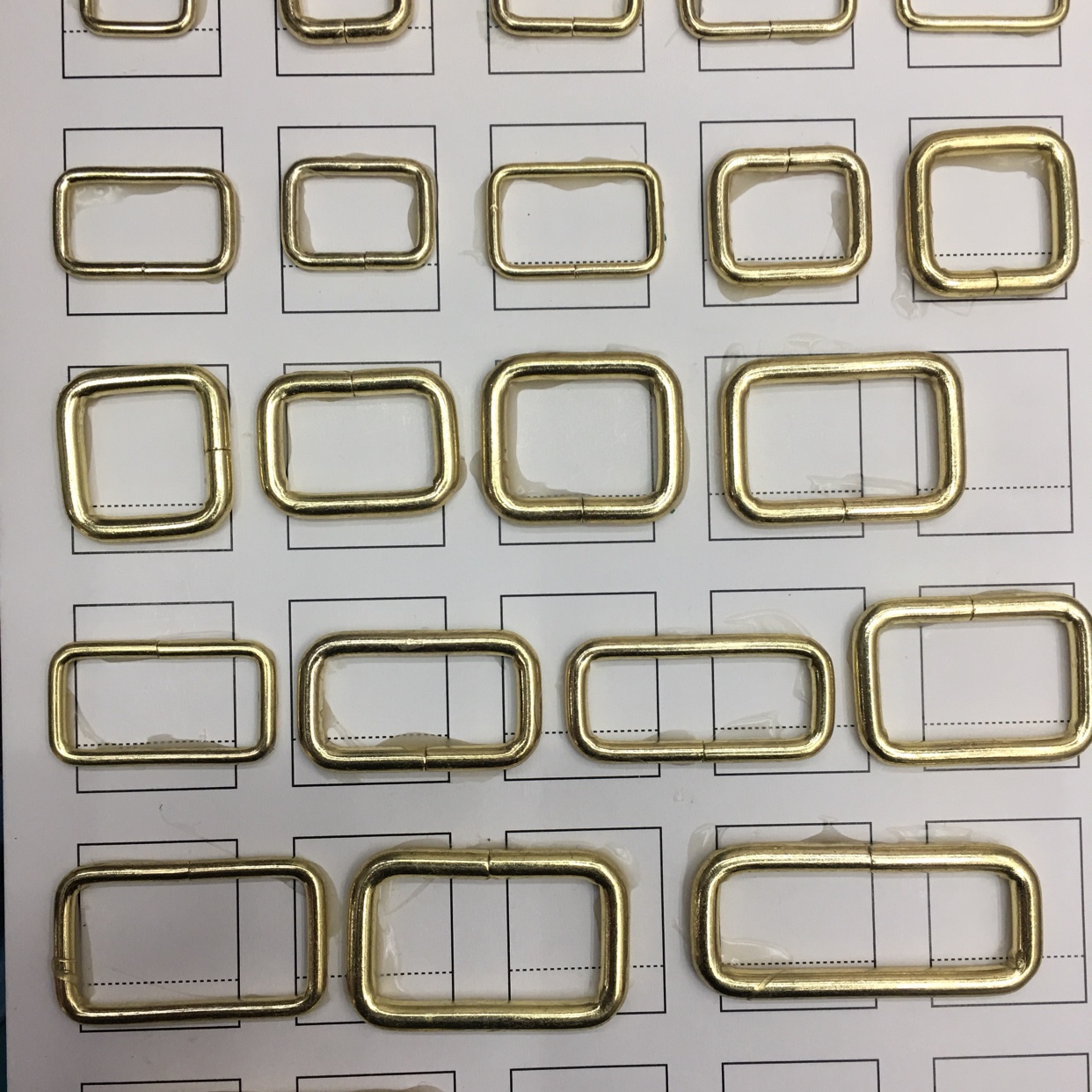 铁质方扣/滚镀/挂镀/可按规格/克重报价