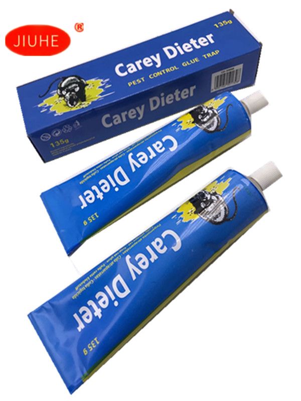 专业外贸出口 RAT GLUE 蓝盒装牙膏管老鼠胶