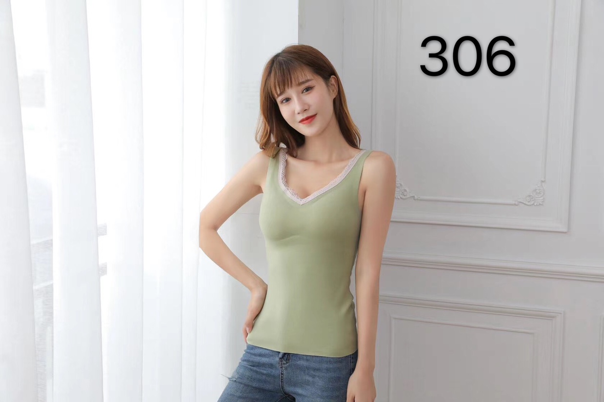 无痕乳胶背心306白底实物图