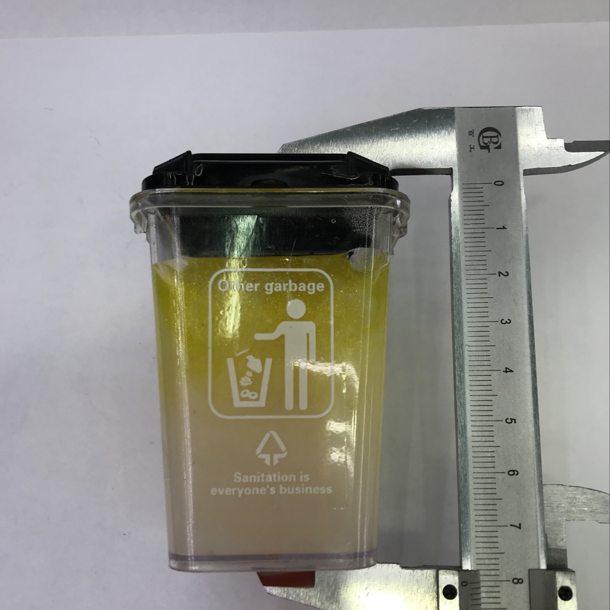 垃圾桶双色珠光细节图