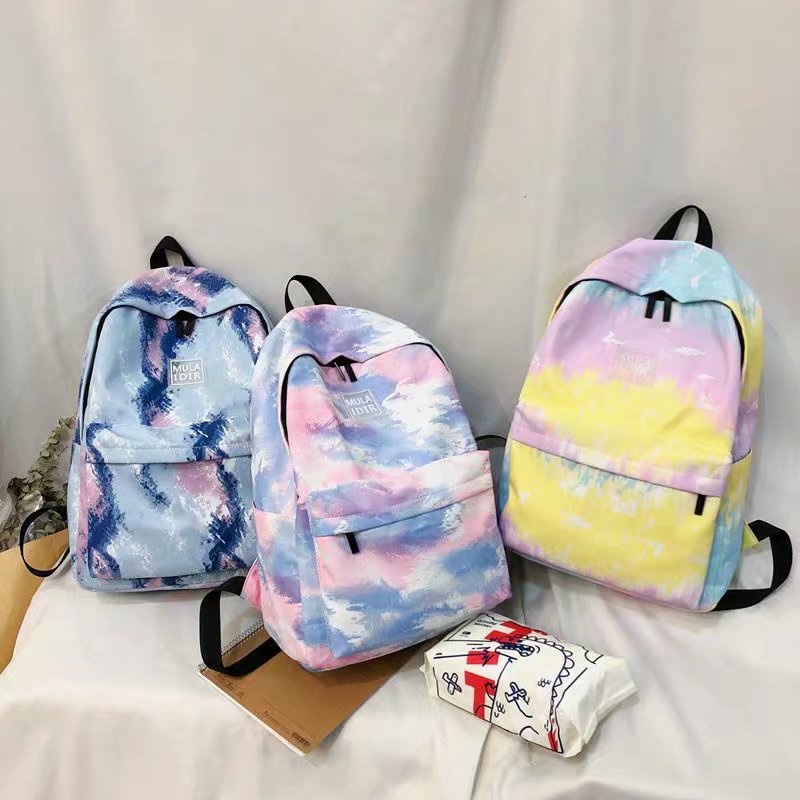 New Korean Gradient Double Back Bag in multiple colors