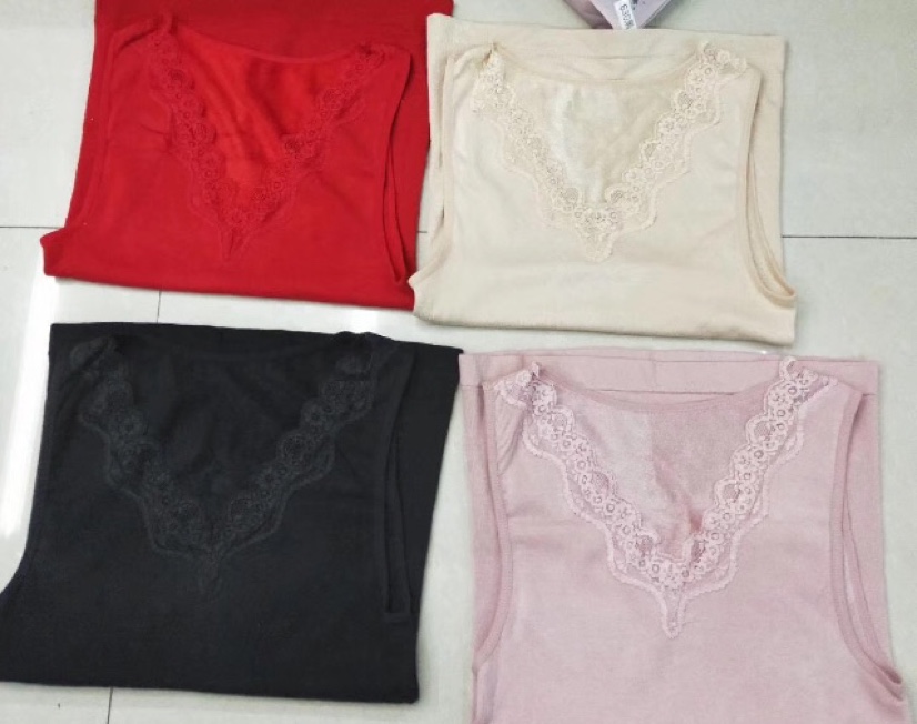 Baiyi lace woollen girdle vest thumbnail