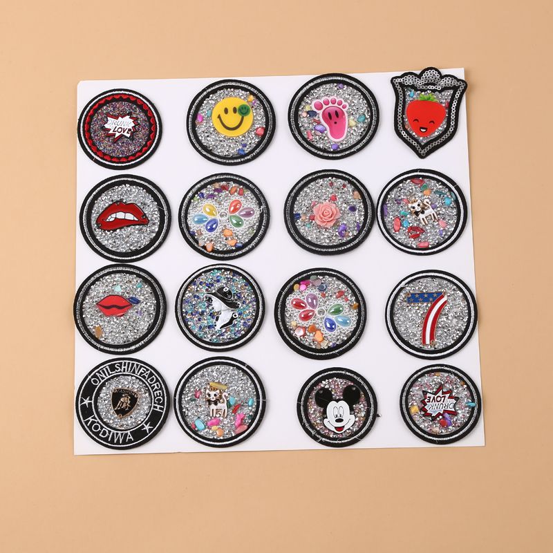 炫彩卡通人物流行高档商标 服装服饰装饰标 款式多样