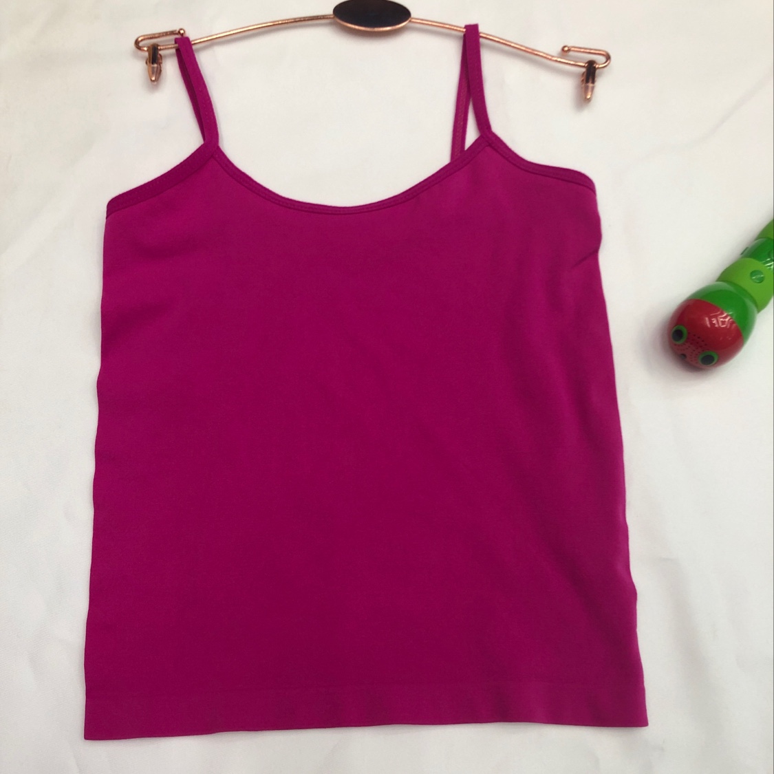 Seamless girl-child sling vests for export thumbnail