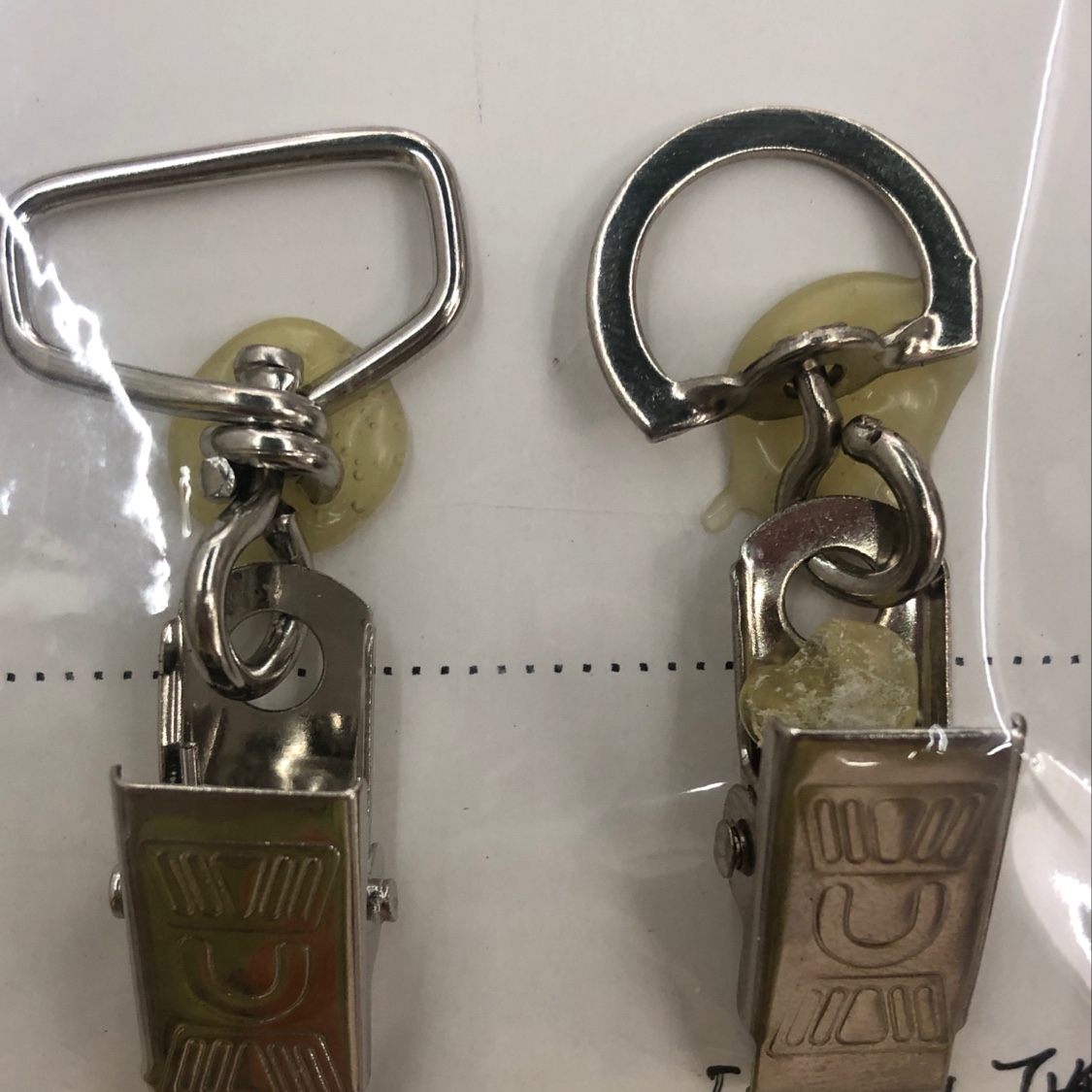 男女包包配件挂钩系列朱档铁皮扣，厂家直销欢迎询价👏🏻白底实物图