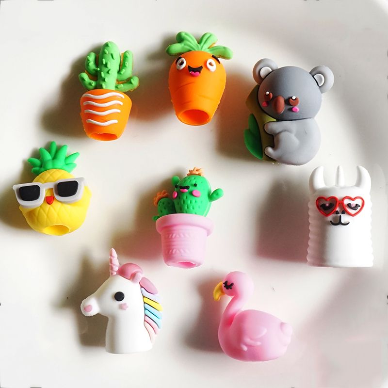 Animal cartoon PVC soft rubber pen case cartoon gel pen Item Picture