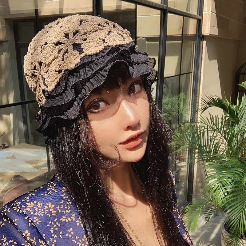 包头草帽燕子帽业手工针织帽遮阳帽太阳帽时尚潮品