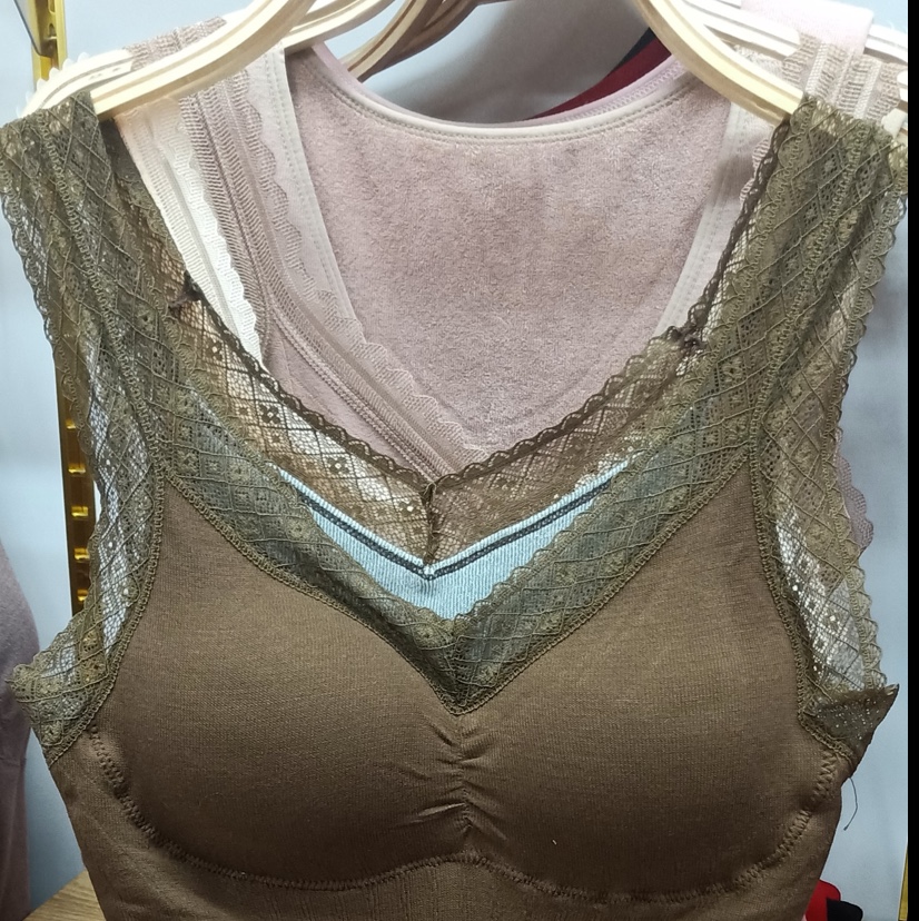 Baiyi Condole belt and velvet bra vest thumbnail