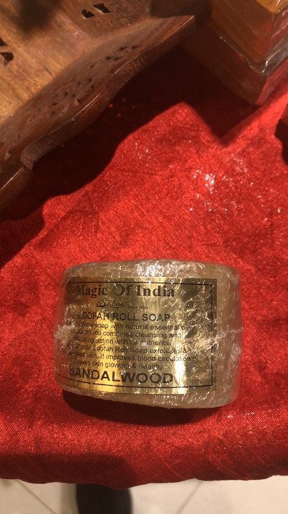 印度高档圆形丝瓜络精油皂详情图7