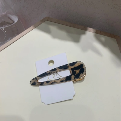 Leopard Print Flat Clip South Korea Instagram Popular Explosive Recommended Fashion Trend
