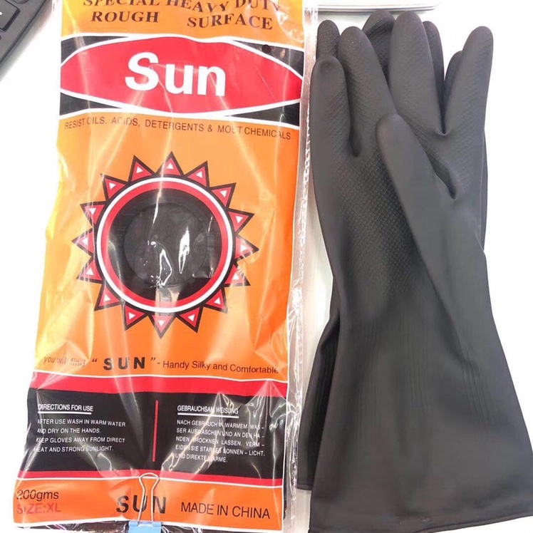 太阳花橡胶手套