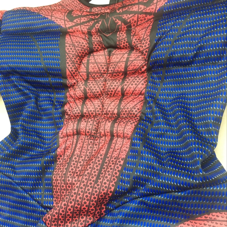 高档肌肉服复仇者联盟英雄充绵肌肉服蜘蛛侠细节图