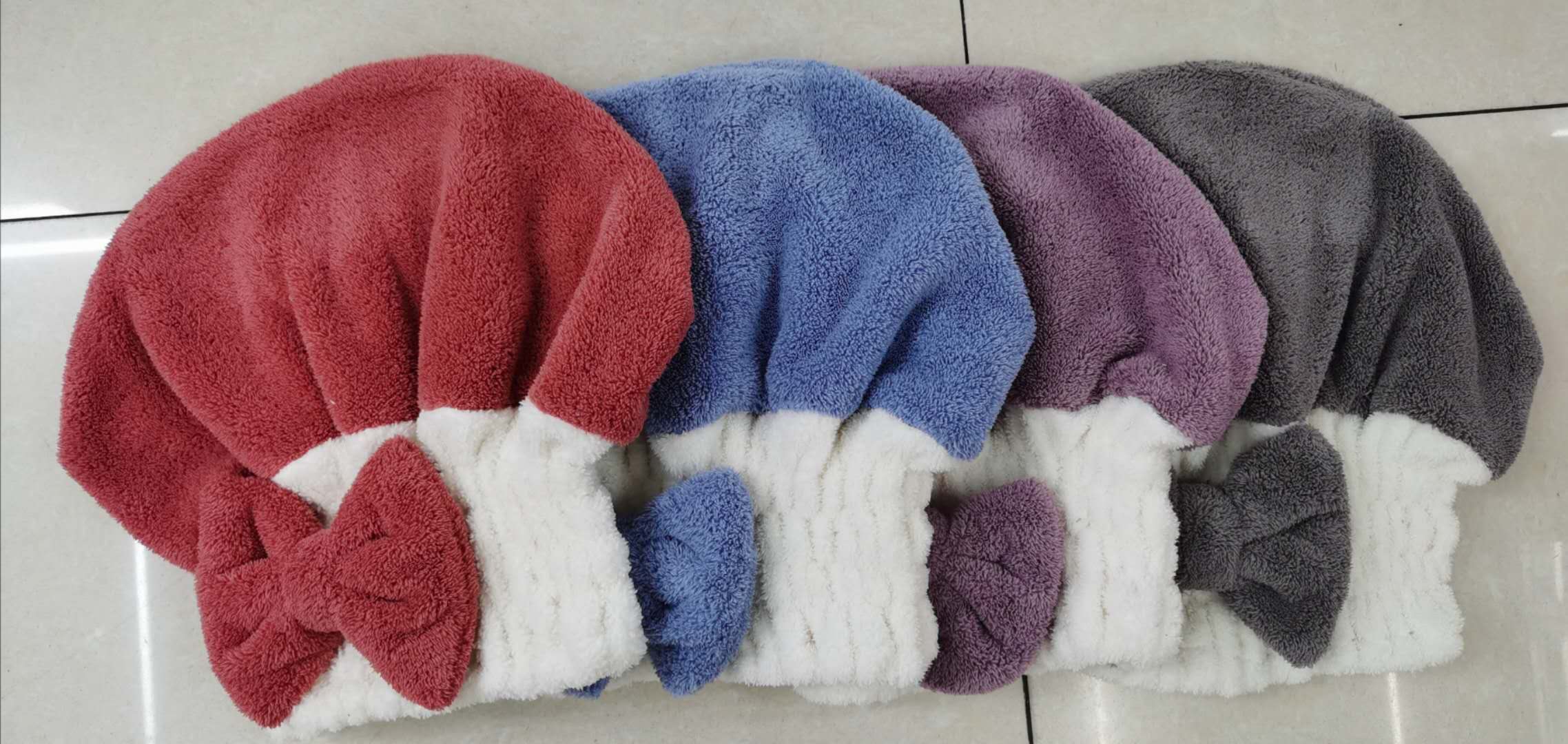 Two color patchwork beauty hat thumbnail