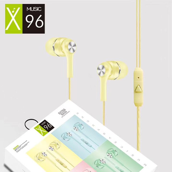 Yakirin Macaron Earphone X96 In-ear wired earphone wire-control band Microphone earphone earphone thumbnail