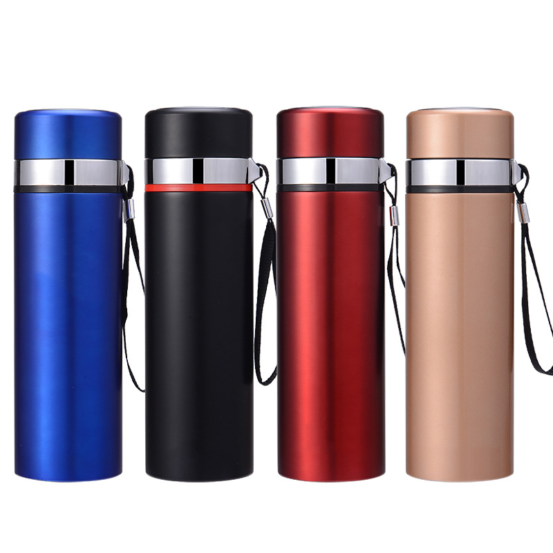 Creative lift rope wide mouth 304 stainless steel outdoor portable travel cup customized advertising gift cup thumbnail