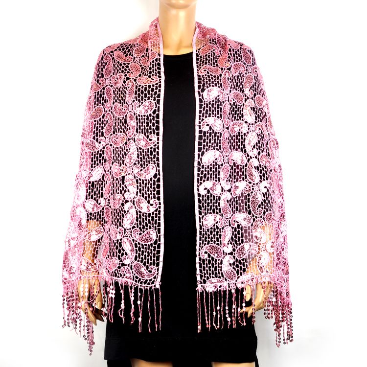 Embroidered shawl sequined shawl shawl beaded shawl embroidered beaded shawl perforated shawl with four corners cashews thumbnail