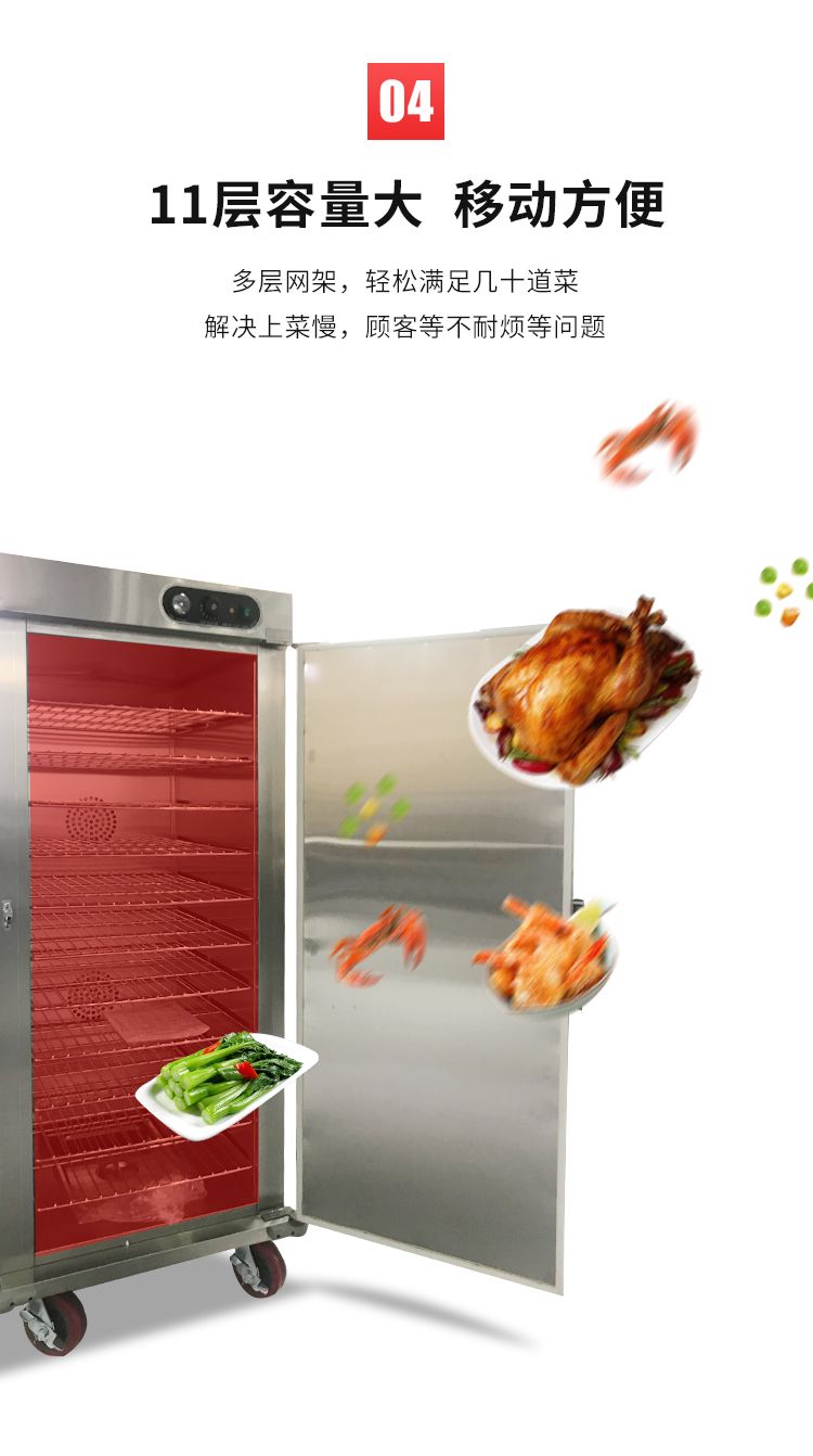 Single-door insulated dining car, banquet insulated car, mobile insulated car detail image 6