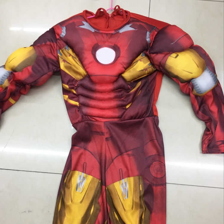 高档肌肉服复仇者联盟英雄充绵肌肉服红钢铁侠