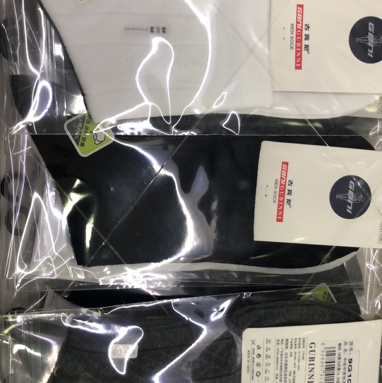 古宾尼101休闲袜商务袜【一包】