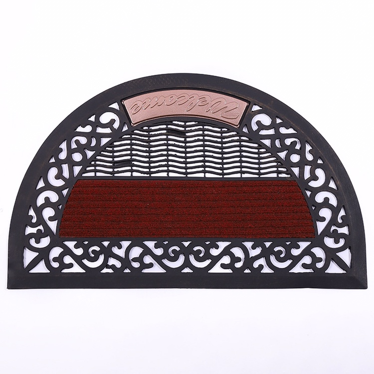 Dust-removing mat non-slip mat PVC carpet waterproof hollow-out door mat toilet toilet kitchen