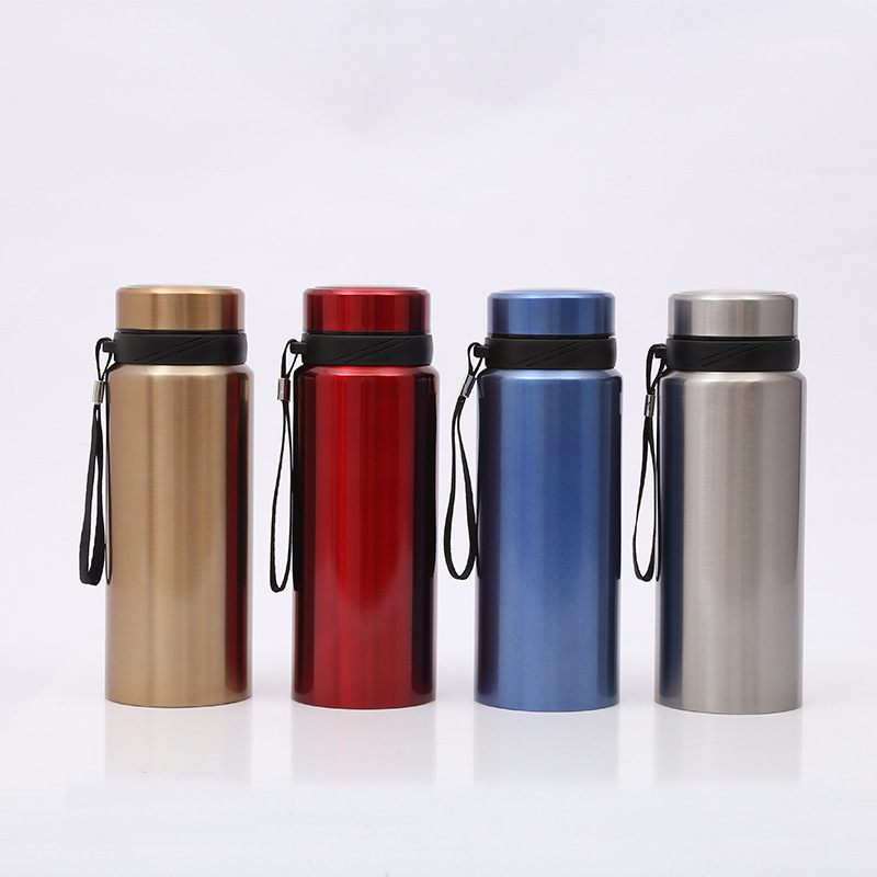 Creative 304 stainless steel large capacity kettle outdoor portable travel cup custom advertising gift cup thumbnail