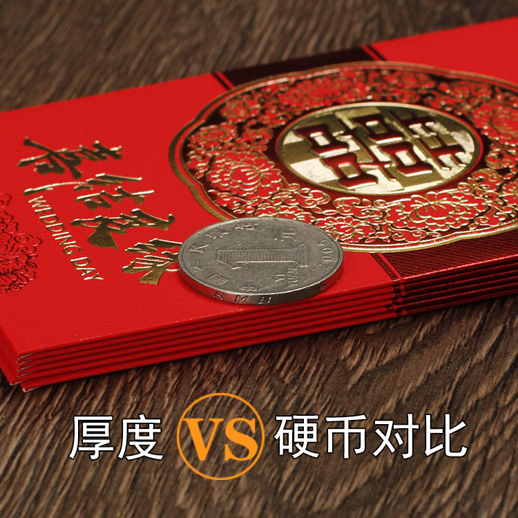 结婚红包创意个性塞门婚礼堵门利是封小号万元喜字红包风2020新款详情图5