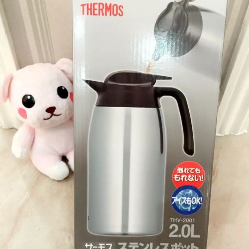 膳魔师不锈钢水壶银色