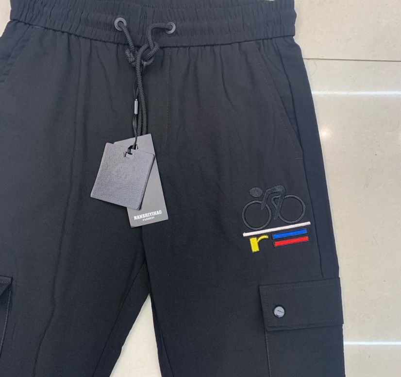 抖音同款裤子男士韩版潮流春季运动裤束脚工装裤宽松直筒潮牌百搭产品图