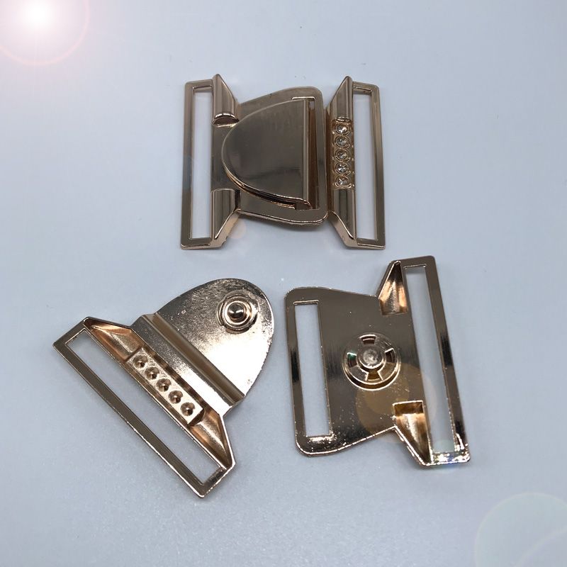 Metal alloy buckles, adjustable buckles, connecting buckles, overcoats, trench coats, swimsuits, snap buckles, hidden buckles, plug buckles, clothing accessories detail image 5