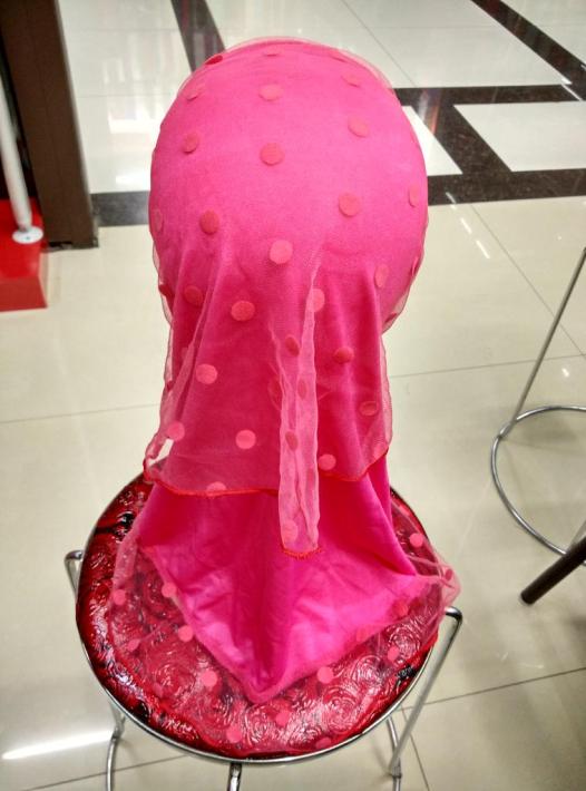 Middle East Arabian Scarf Scarf Muslin Series Children's Scarf Patchwork Color details Picture