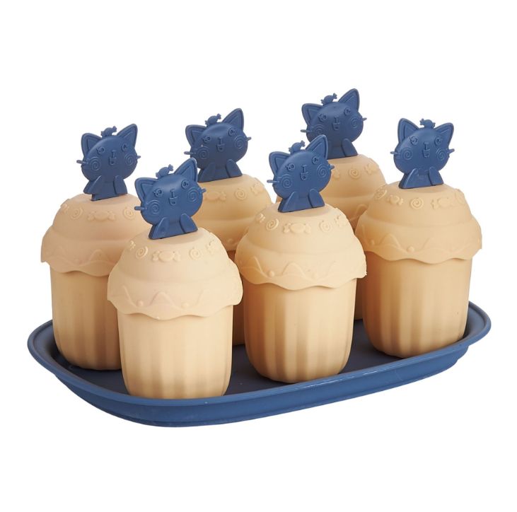 Life Blue 6 sets of ice molds, ice cream molds, food-grade cartoon cute ice cream molds, Popsicle molds Application Scenario
