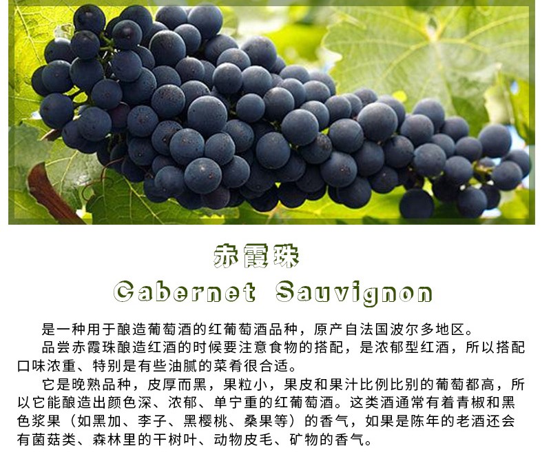 皇家慕依 赤霞珠干红葡萄酒（猎豹）187ml*24详情图3
