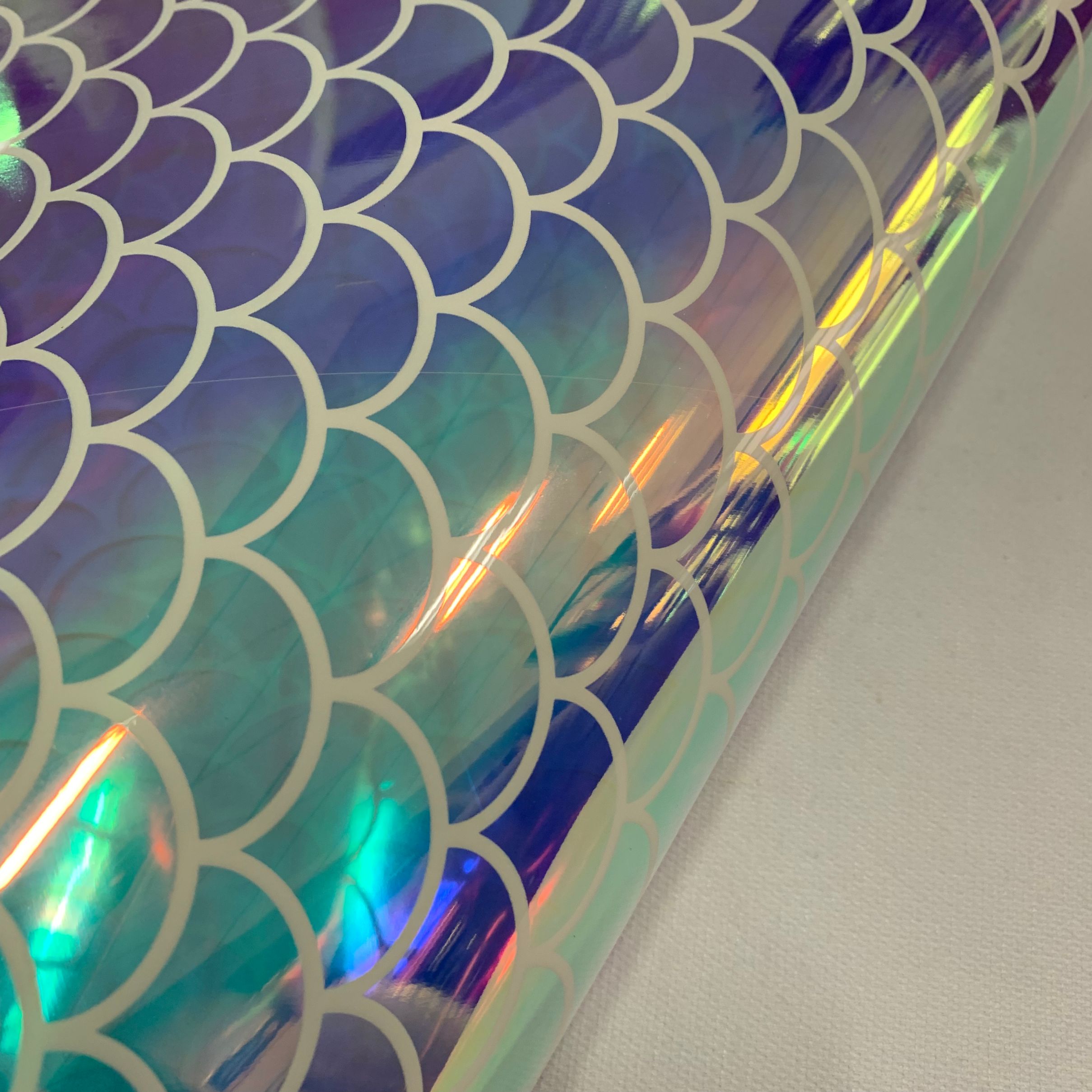 PVC/TPU rainbow iridescence embossed film detail image 4