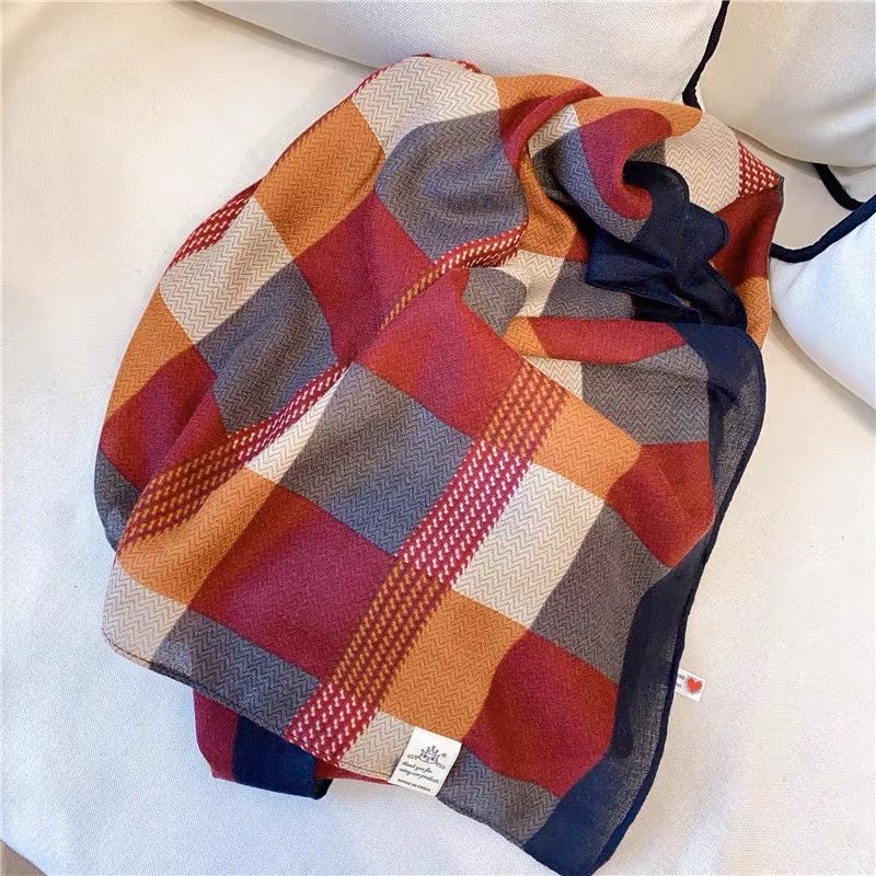 Women's Fall/Winter Outerwear Preppy All-In Casual Pop Scarf
