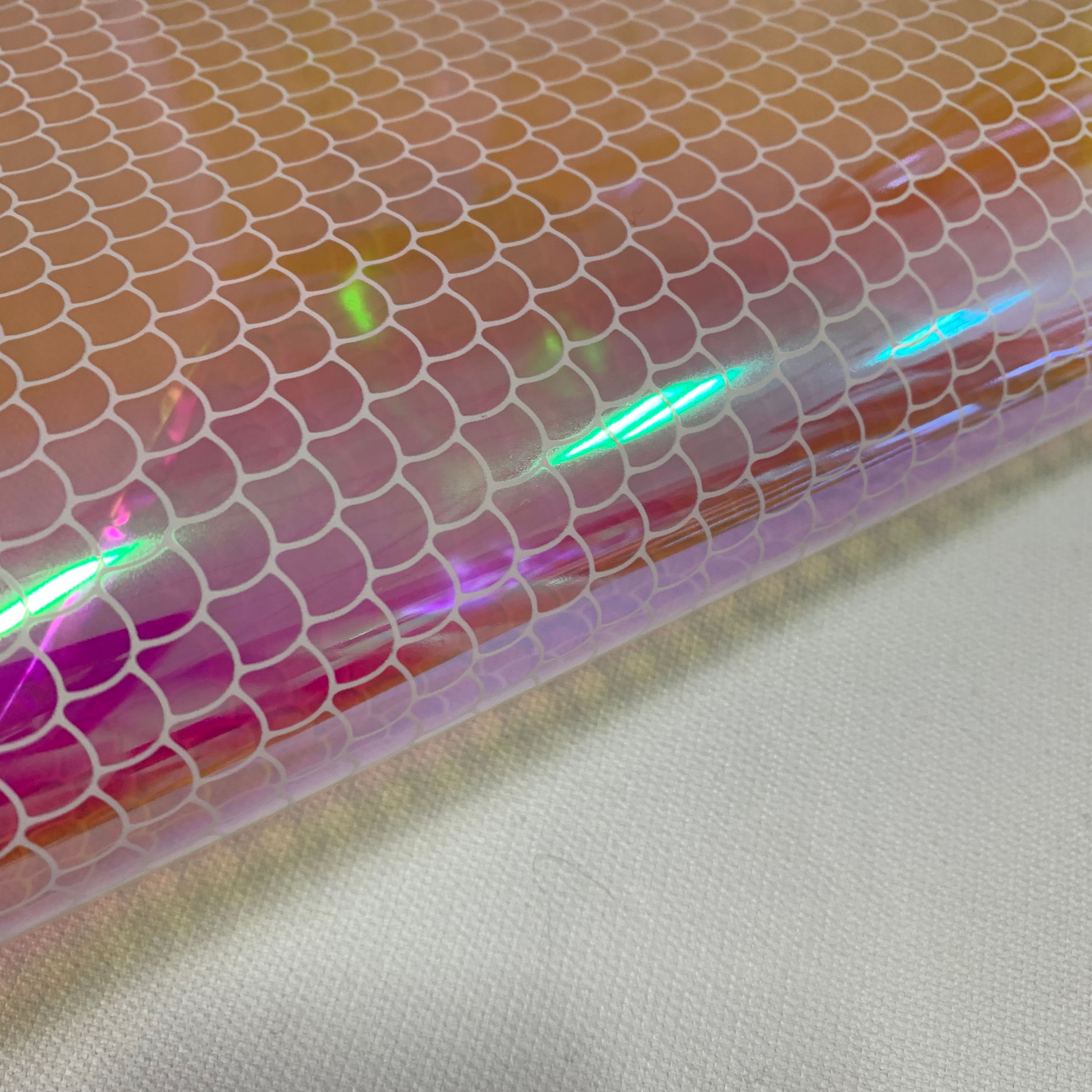 New TPU rainbow iridesy embossed film detail image 2