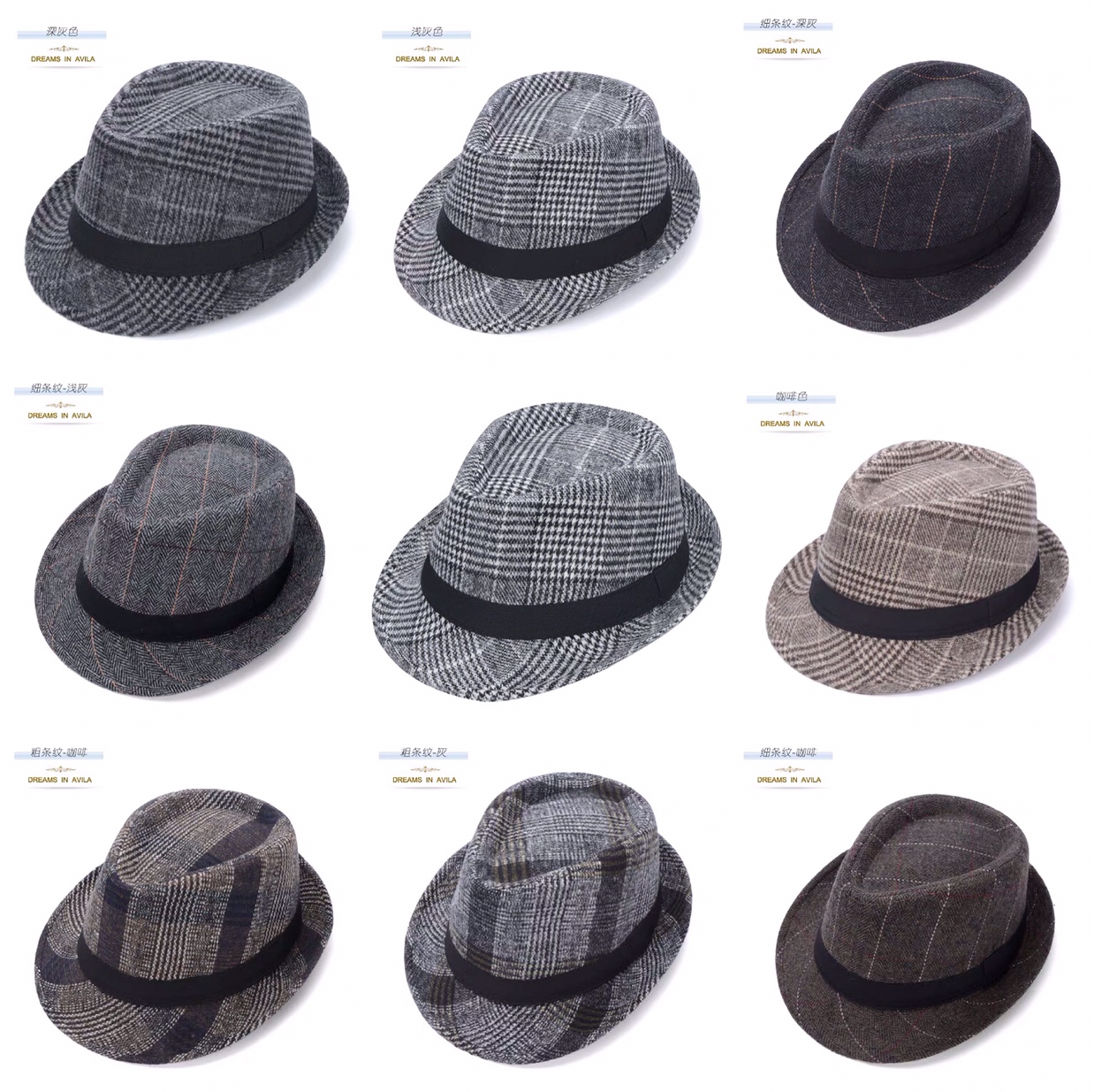 South Korea version of the fashion small salute hat men's British jazz hat woman spring and autumn birds Groomer woollen hat old man hat
