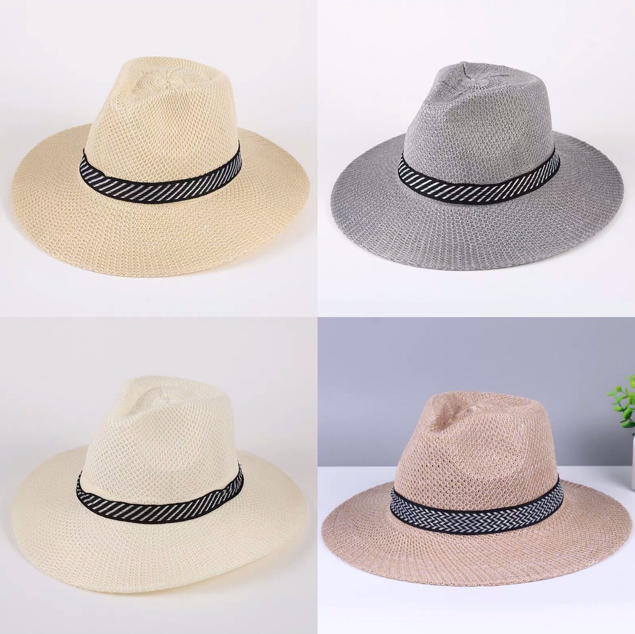 Middle-aged and elderly summer sun hat mesh breathable men top hat thin middle-aged father hat sun hat man thumbnail