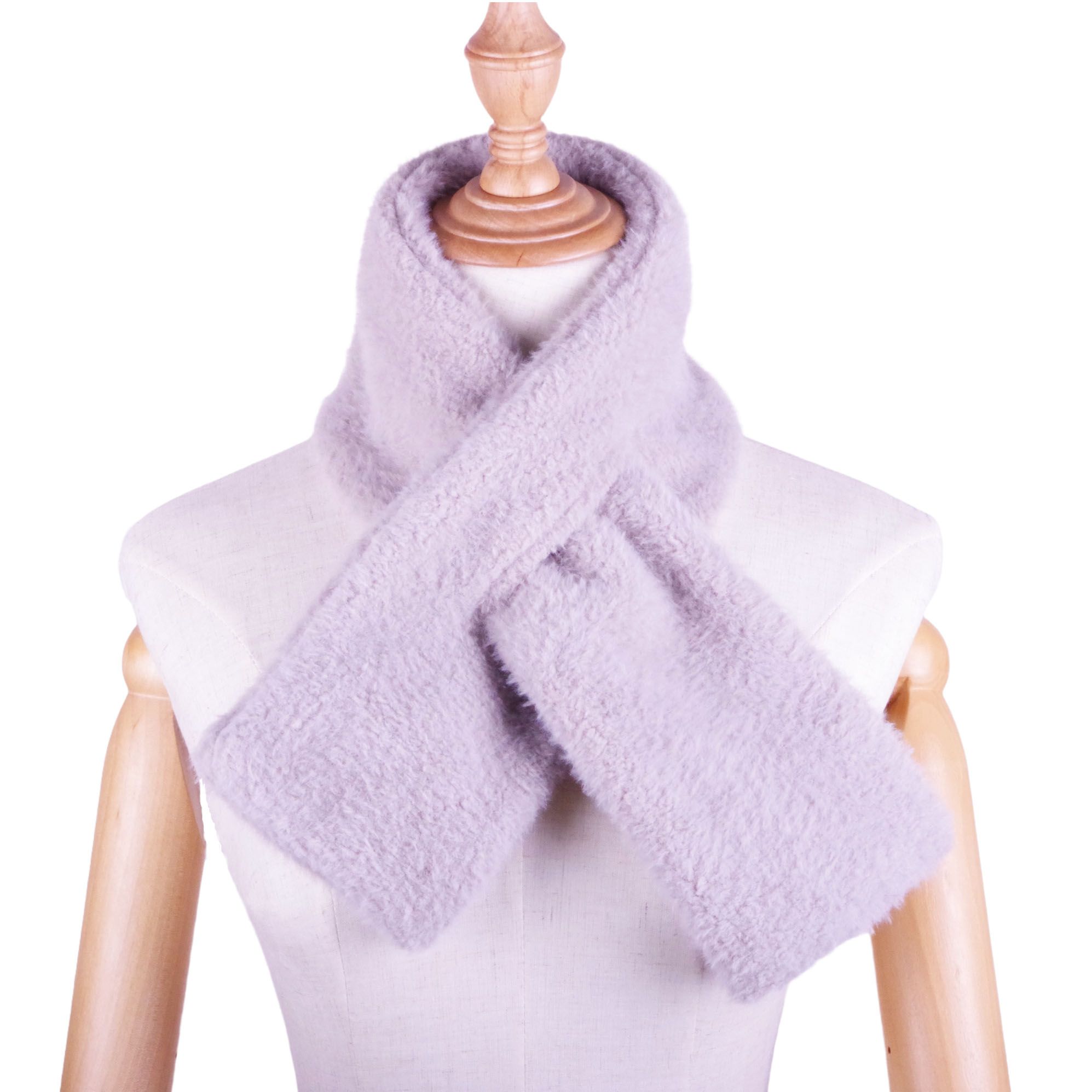 Bao Le Cashmere Open Scarf Winter Plush Scarf A Variety Of Colors Warm Fashion Imitation Fur Scarf details Picture