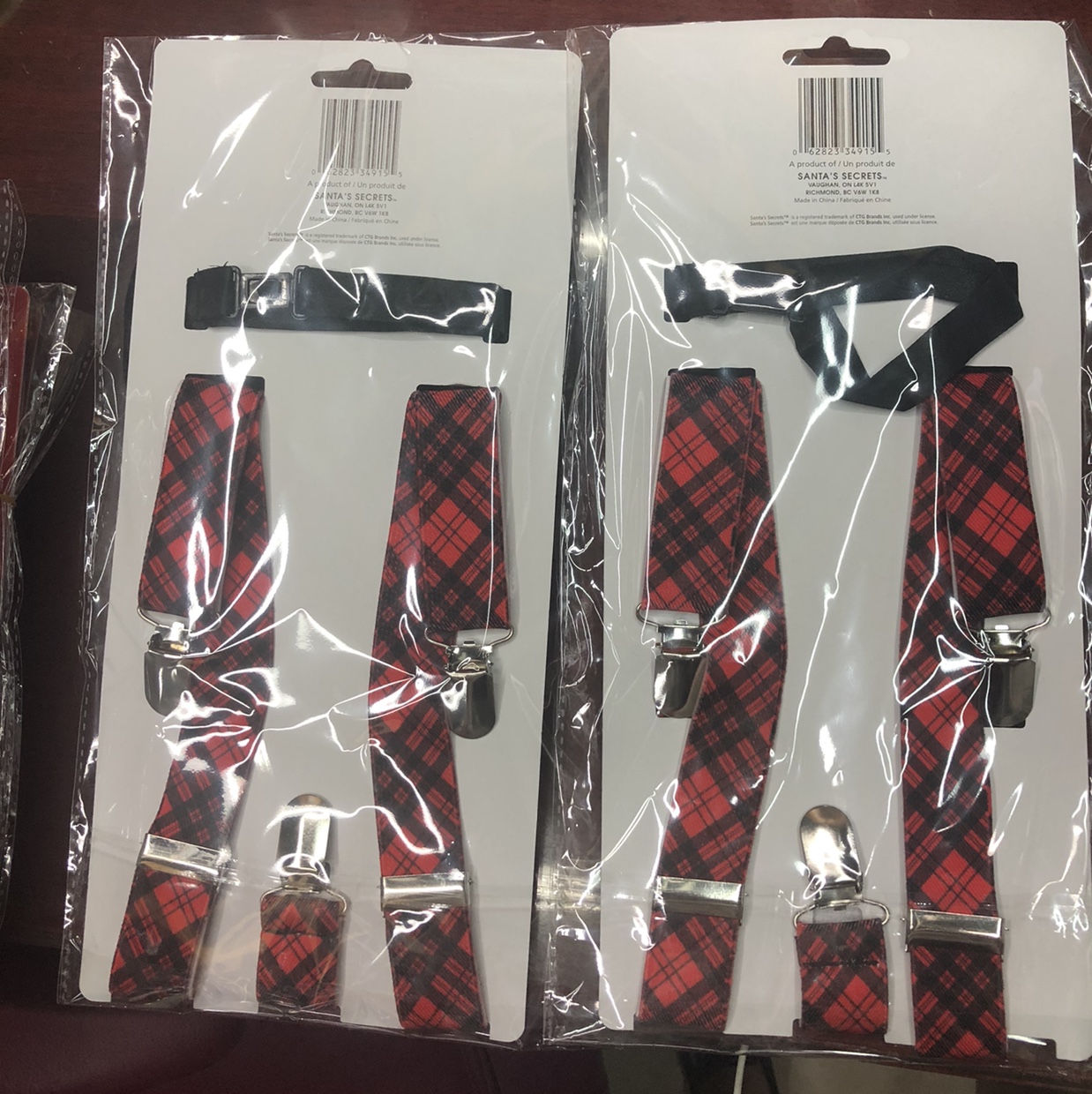 2.5Cm Printed Adult Suspenders Clip Bow Tie Set Performance Clothing Accessories Three Clip Suspenders Fashion Shoulder Strap details Picture