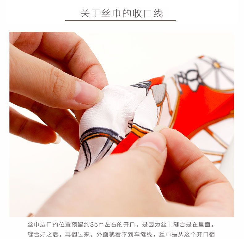 简爱丝缘2022春夏新款时尚丝巾女绑包包手柄丝带发带围巾批发详情3