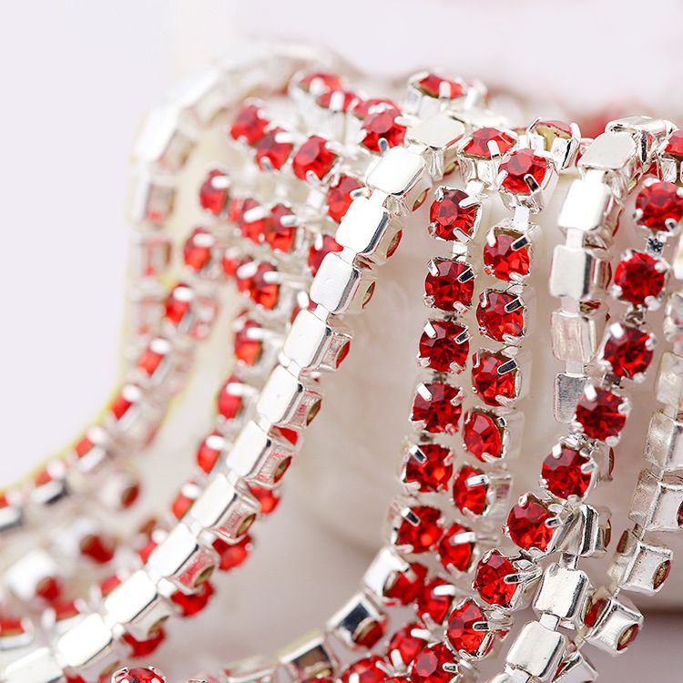 Zircon bead diamond chain