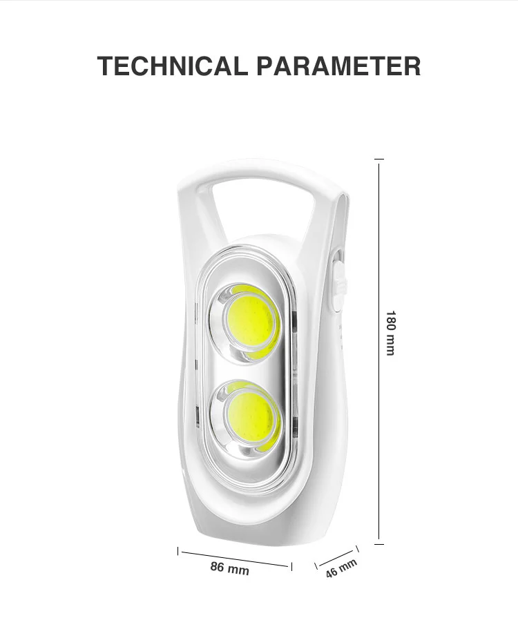 Rechargeable Portable Emergency Light DP LED 7156详情图7