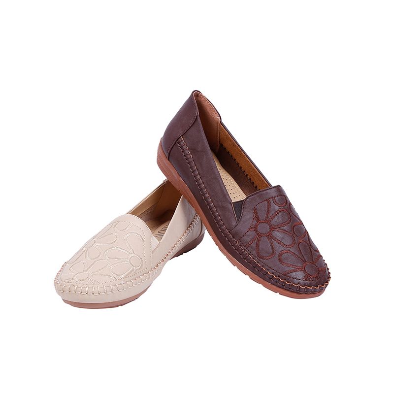 Customized ladies single shoes durable flat non-slip #2007135