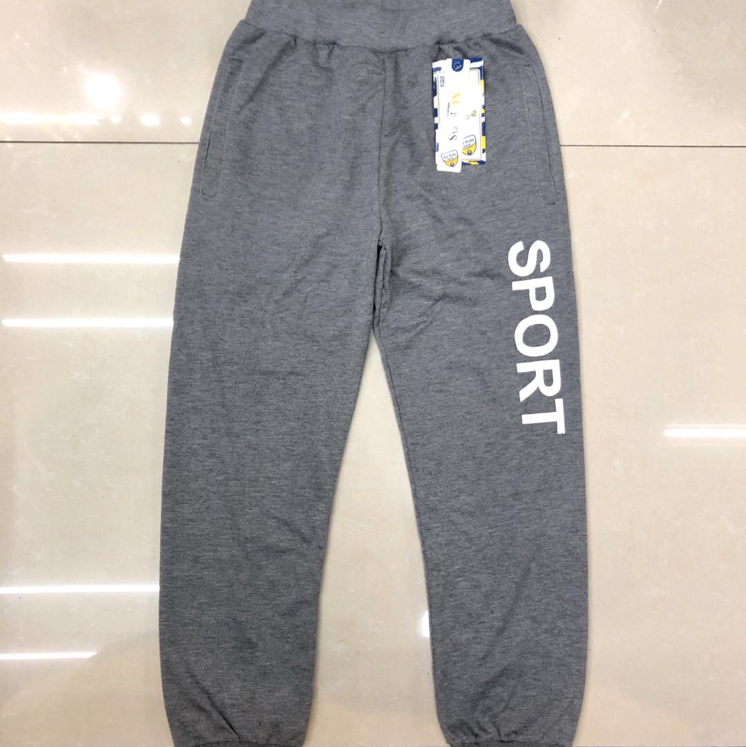 Boy's SPORT sweatpants with casual loose tie and real pocket printed with letters SPORT thumbnail