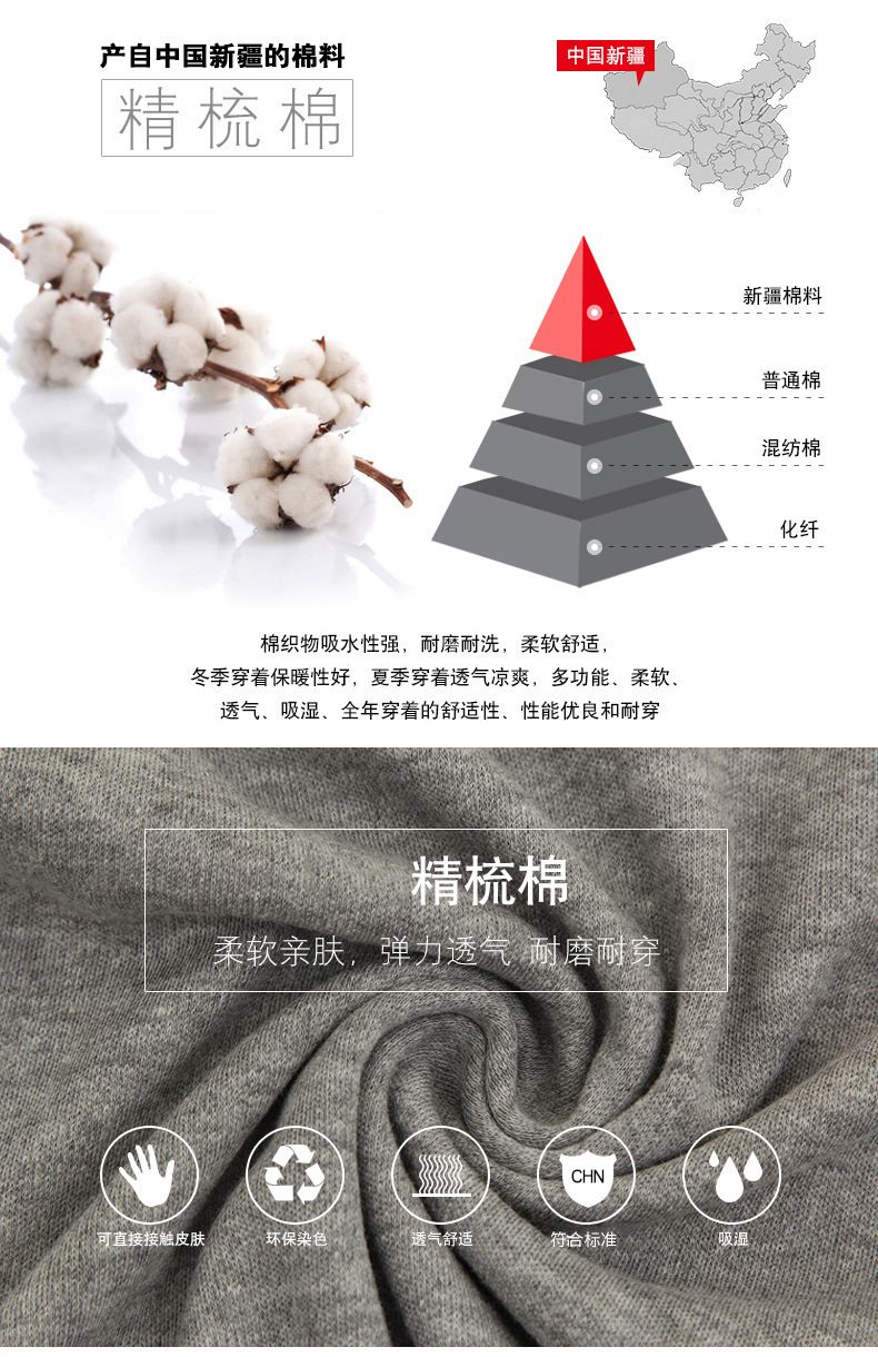 Vacietin Autumn And Winter Fine Cotton Men's Long Johns Cotton Thermal Underwear Set Base Shirt For The Elderly undefined