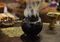 鸡翅木葫芦香炉（盘香、锥香两用）白底实物图
